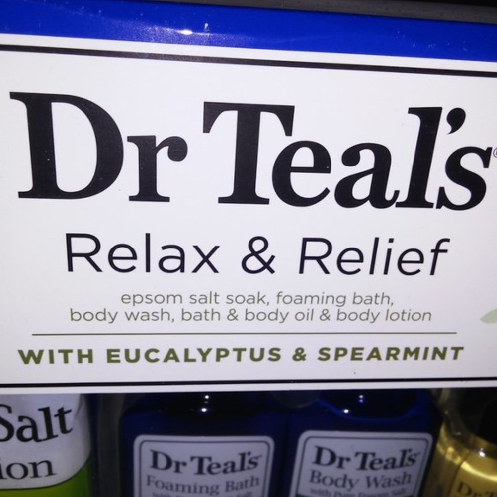 Dr Teal's Sooth & Sleep Bath Gift‎ Set 5 Piece Eucalyptus & Spearmint Epson Salt - Picture 3 of 7